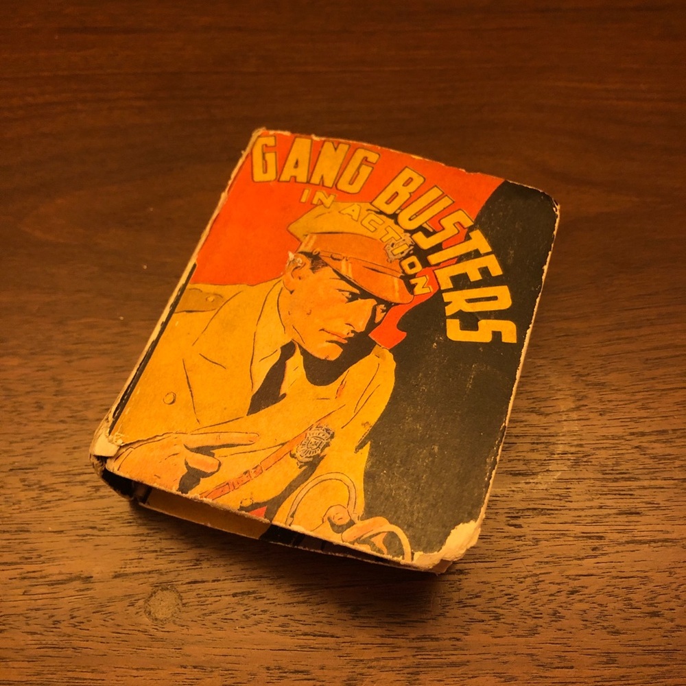 Gang Busters in Action mini book